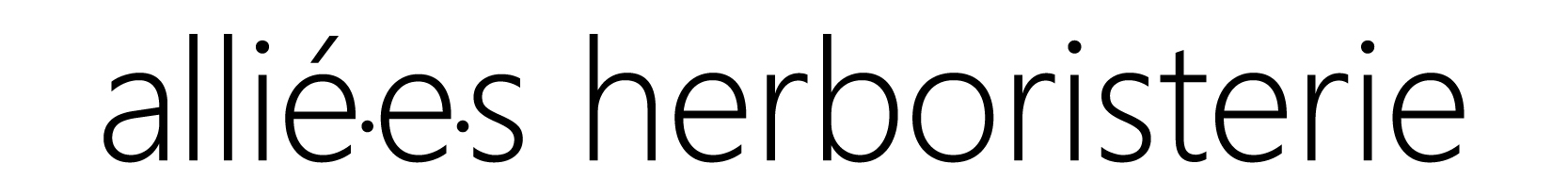 Logo alli&eacute;·e·s herboristerie